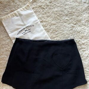 Mirror Palais Black Pencil Mini Skirt